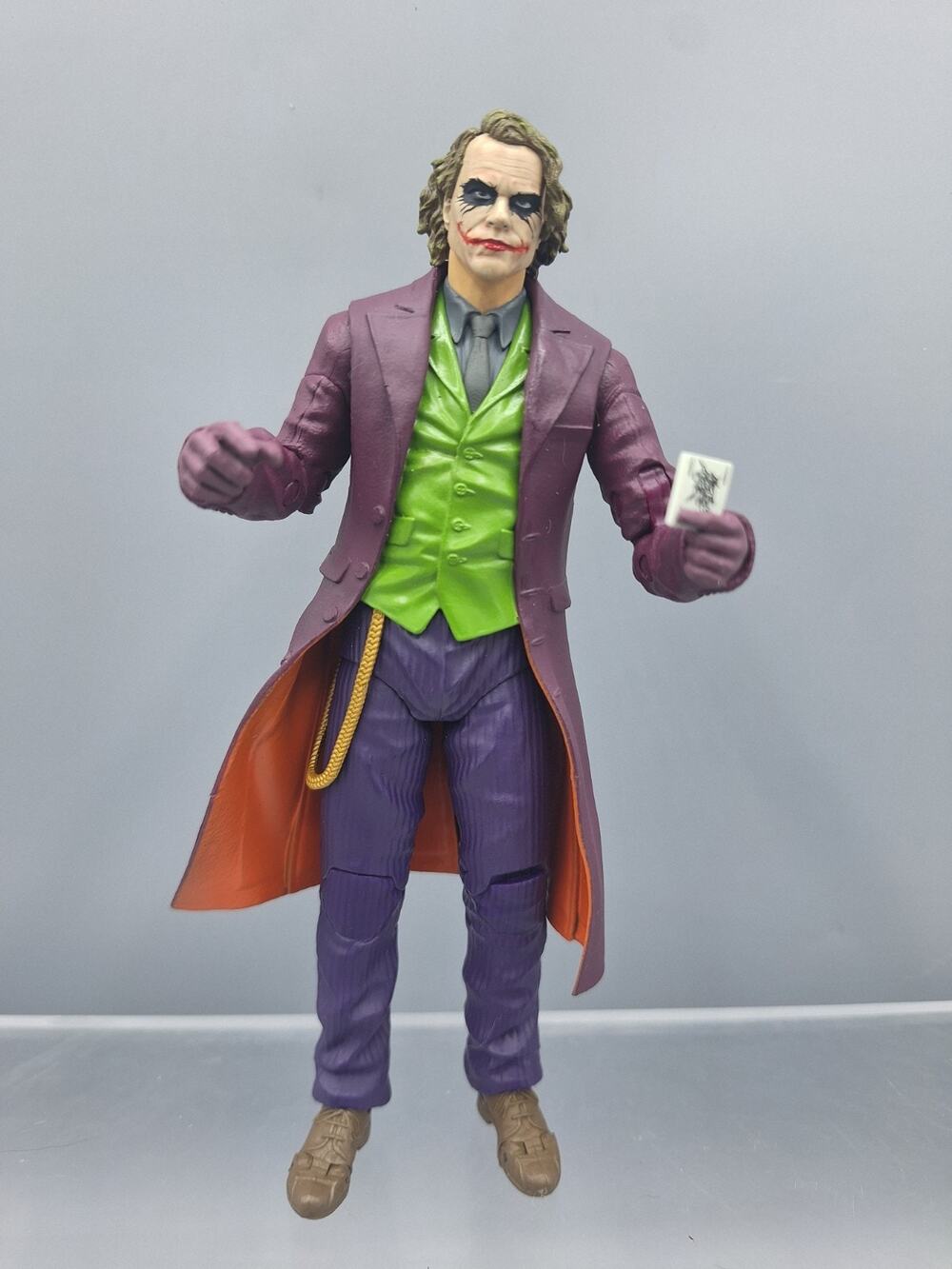 McFarlane~DC MULTIVERSE JOKER~The Dark Knight Movie~7" Heath Ledger Action Figur